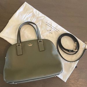 Kate Spade Light Olive Green Satchel Bag